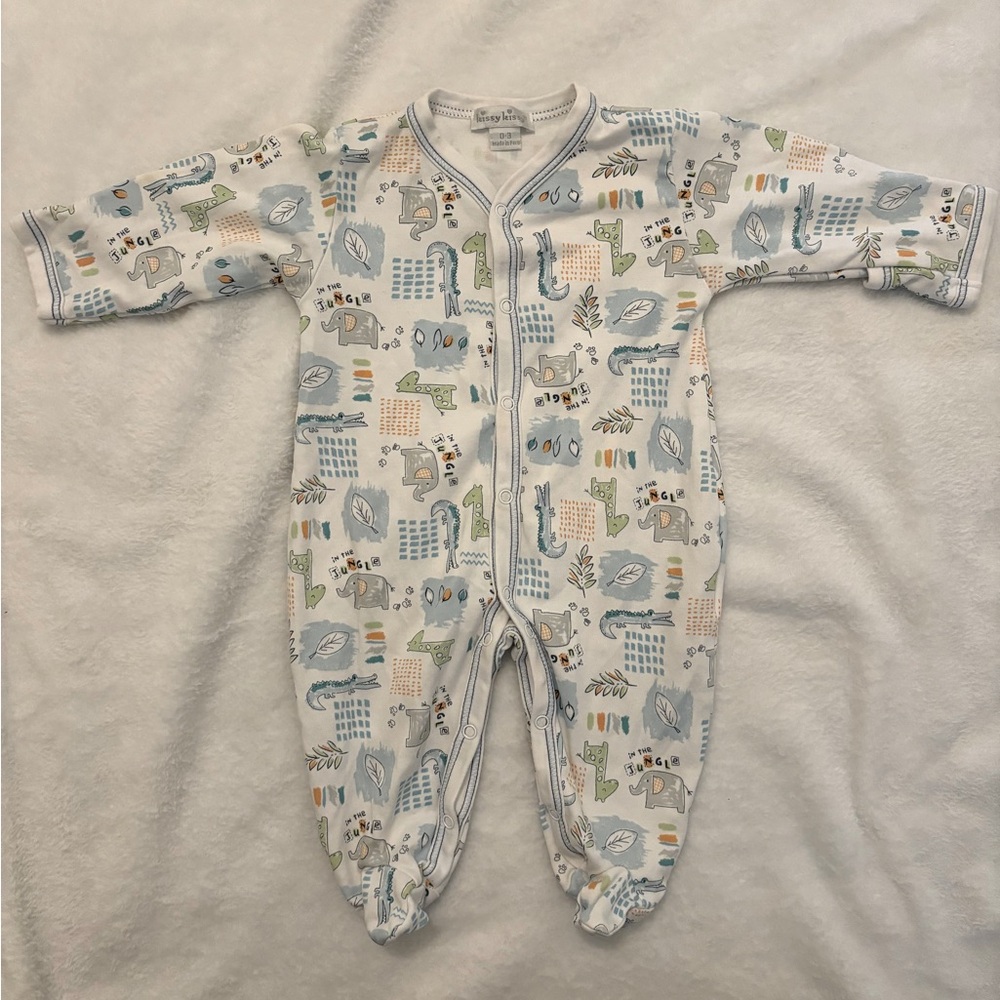 Kissy Kissy Animals Footie 0-3mo